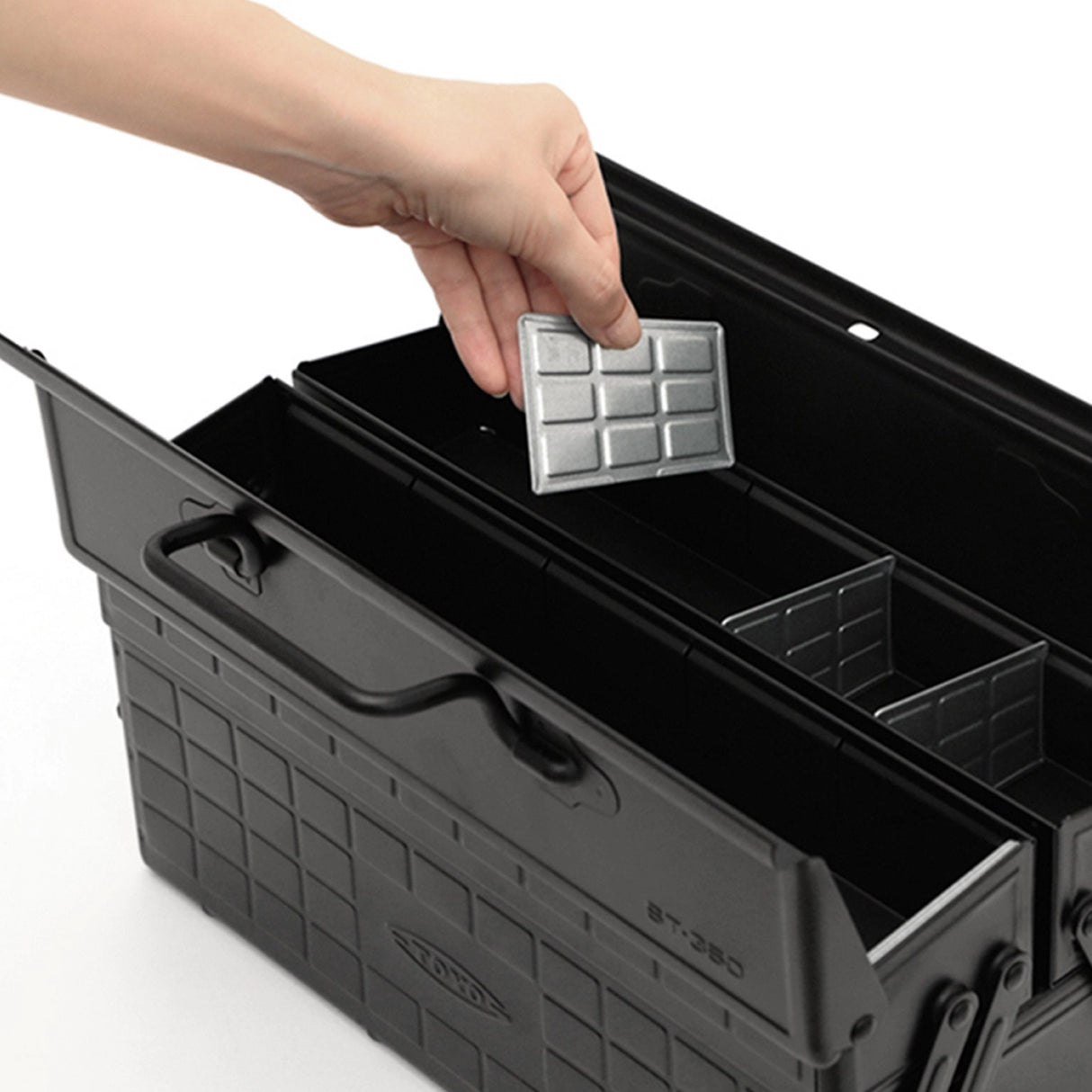 Toyo Steel Cantilever Toolbox ST-350 Mustard
