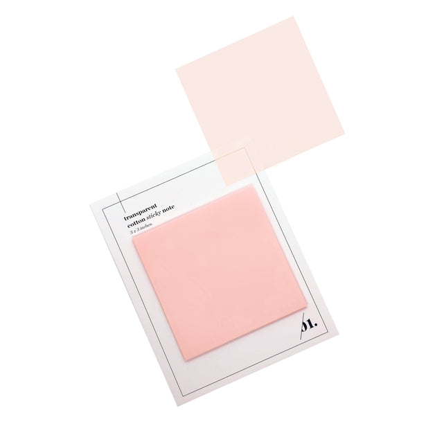 Cloth & Paper - Transparent Sticky Notes | Cotton