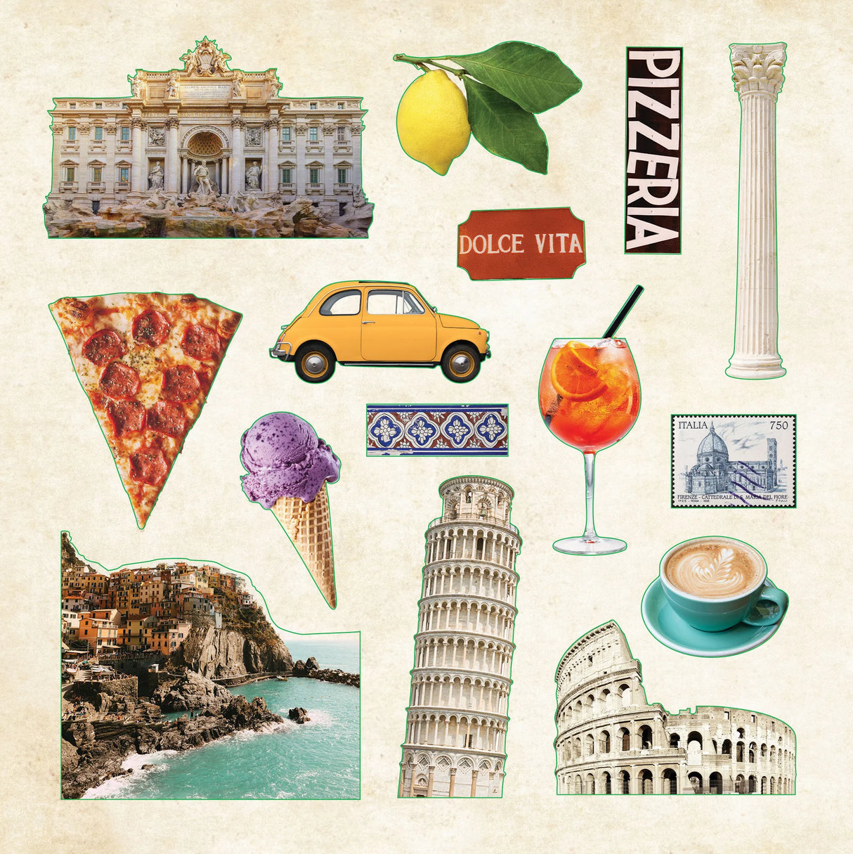 Here is a richly packed sticker book designed for wanderlusters, memory-keepers, and anyone who loves turning their journal or planner into a visual travelogue!
With 50 vibrant pages and more than 700 stickers, it's a treasure trove of global imagery ready to spark your next adventure!