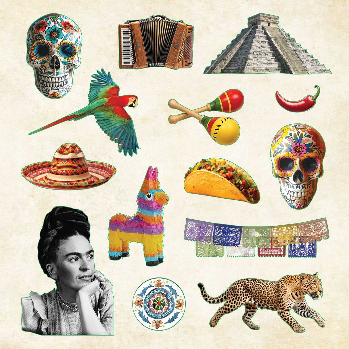 Here is a richly packed sticker book designed for wanderlusters, memory-keepers, and anyone who loves turning their journal or planner into a visual travelogue!
With 50 vibrant pages and more than 700 stickers, it's a treasure trove of global imagery ready to spark your next adventure!