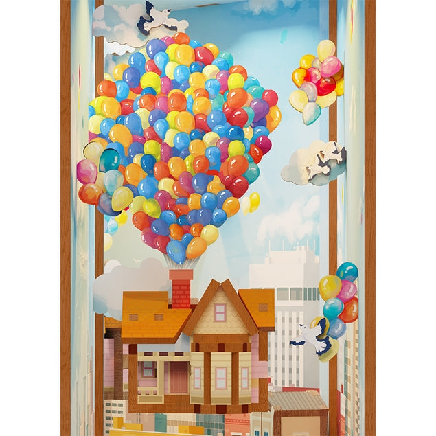 Up Travel with the Wind Book Nook Kit