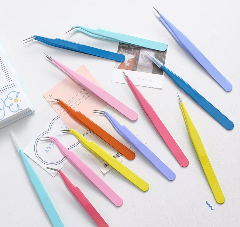 This tool comes in handy for all your craft projects, especially when handling small beads and stickers. These precision tweezers are flexible and convenient. 