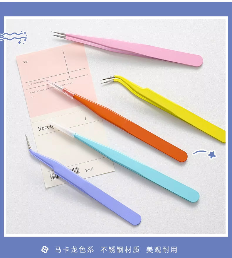 This tool comes in handy for all your craft projects, especially when handling small beads and stickers. These precision tweezers are flexible and convenient. 