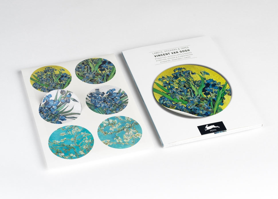 Libro de etiquetas y cintas adhesivas de Vincent Van Gogh