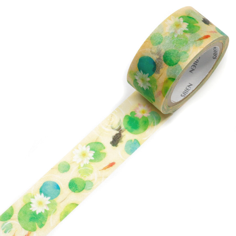 SAIEN - Lotus And Goldfish Washi Tape