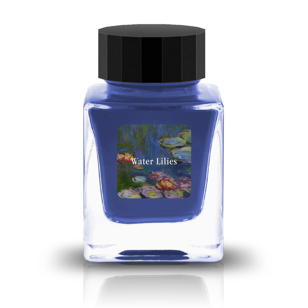 Water Lilies Ink
The Respect Collection pays homage to artistic masterpieces with inks that display the vibrant colors found in these artworks. These inks are also a part of the Crystal Line which has been produced specifically for glass pens.
RGB: 99, 136, 242
Blue
30ml
Glass Pen Only