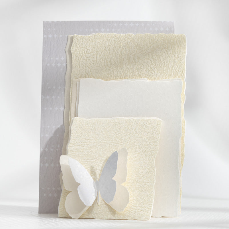 This beautifully crafted paper pack includes 15 pieces of cute paper materials in different patterns! Each pack comes with pieces in 5 varying styles with 3 of each design.
These pieces make great card decoration, collage pieces, or additions to your journal spreads!