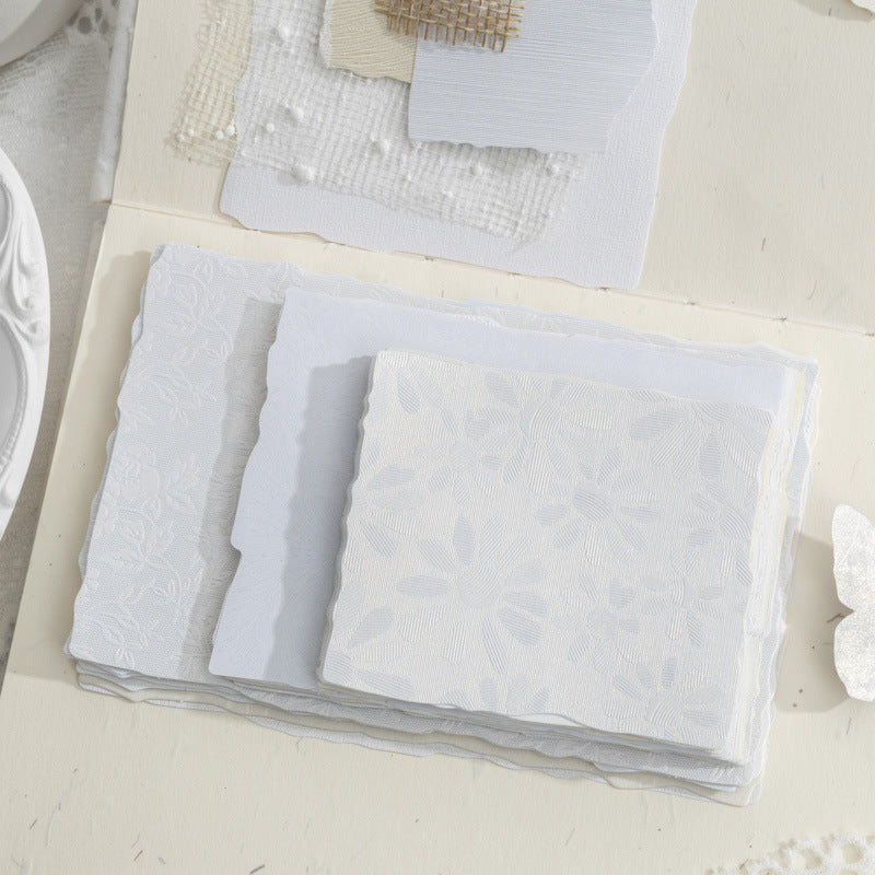 This beautifully crafted paper pack includes 15 pieces of cute paper materials in different patterns! Each pack comes with pieces in 5 varying styles with 3 of each design.
These pieces make great card decoration, collage pieces, or additions to your journal spreads!