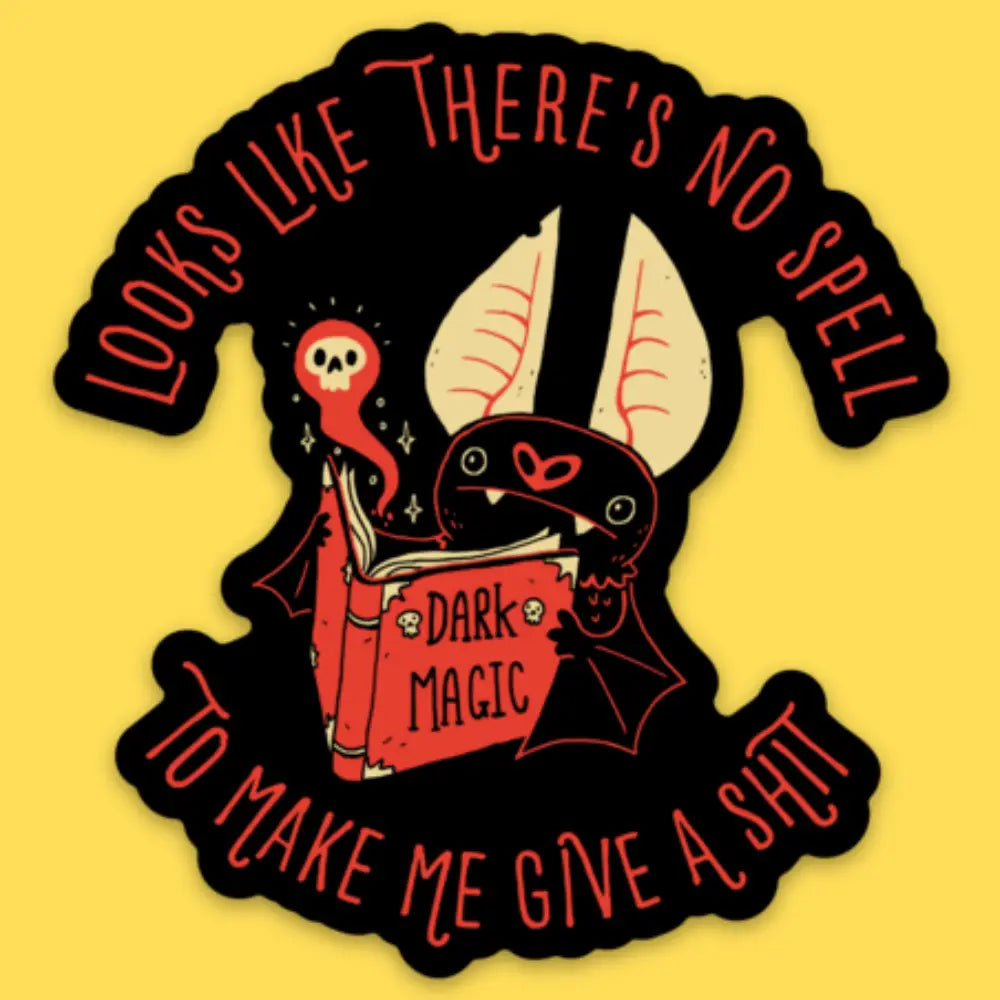 Wicked Clothes - Dark Magic Spell Vinyl Sticker
• Durable & weatherproof
• Made of thick vinyl which protects from scratching, rain & sunlight
• Size: 3" x 2.8" inches
