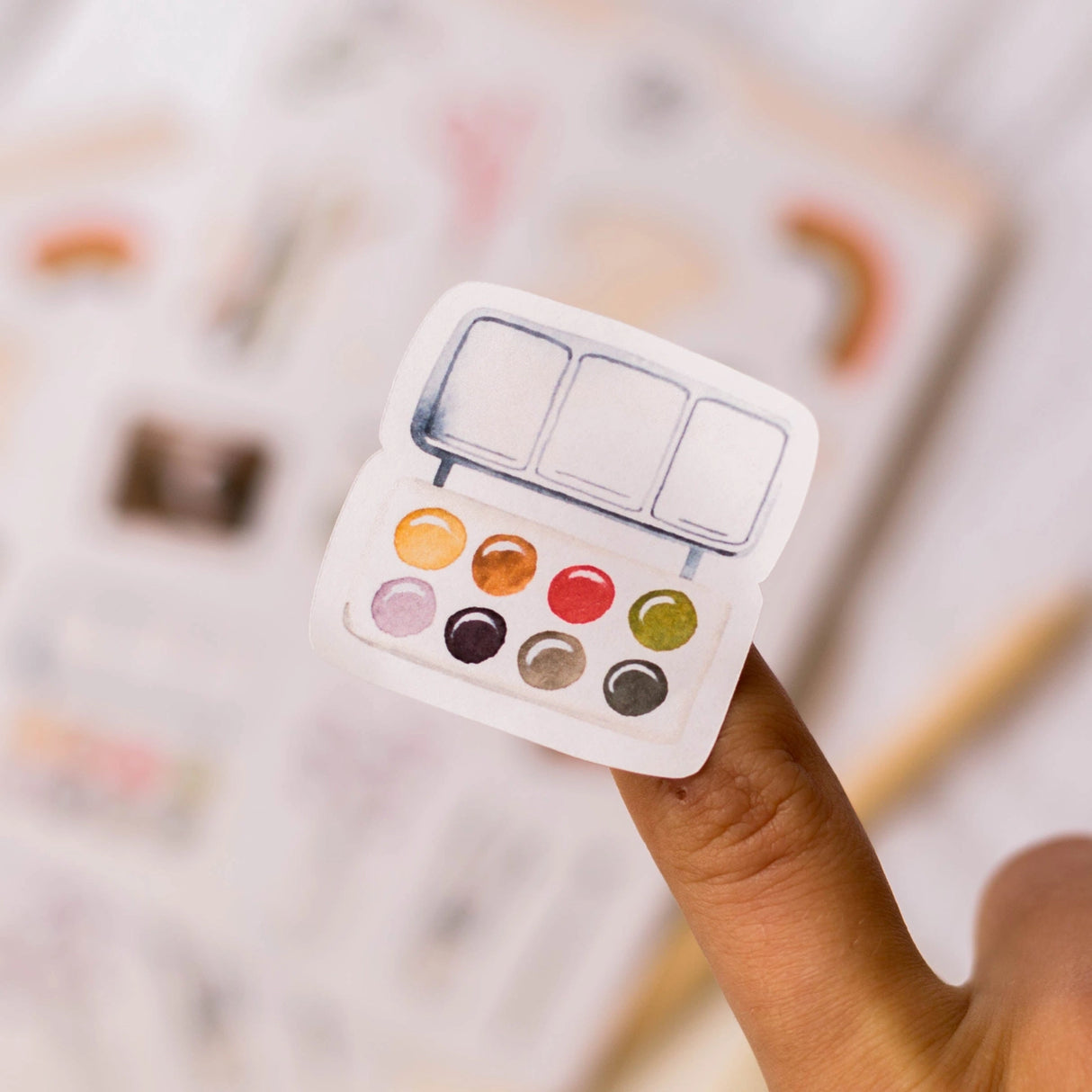 This paper sticker sheet has been designed with all summer lovers in mind! Perfect for your bullet journal, planner, snail mail or various other crafts. Designed from my original sketchbook illustrations, each made with love in Czech Republic.