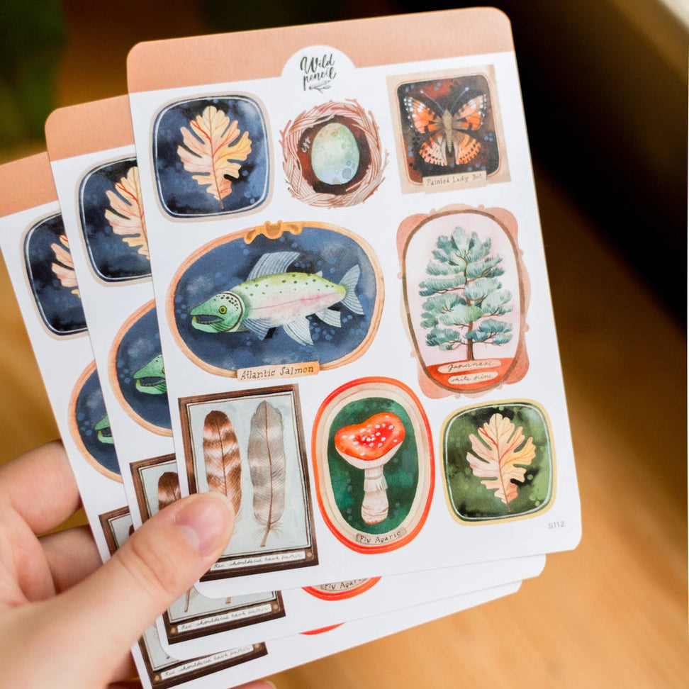 Wild Pencil Studio Sticker Sheet - Museum