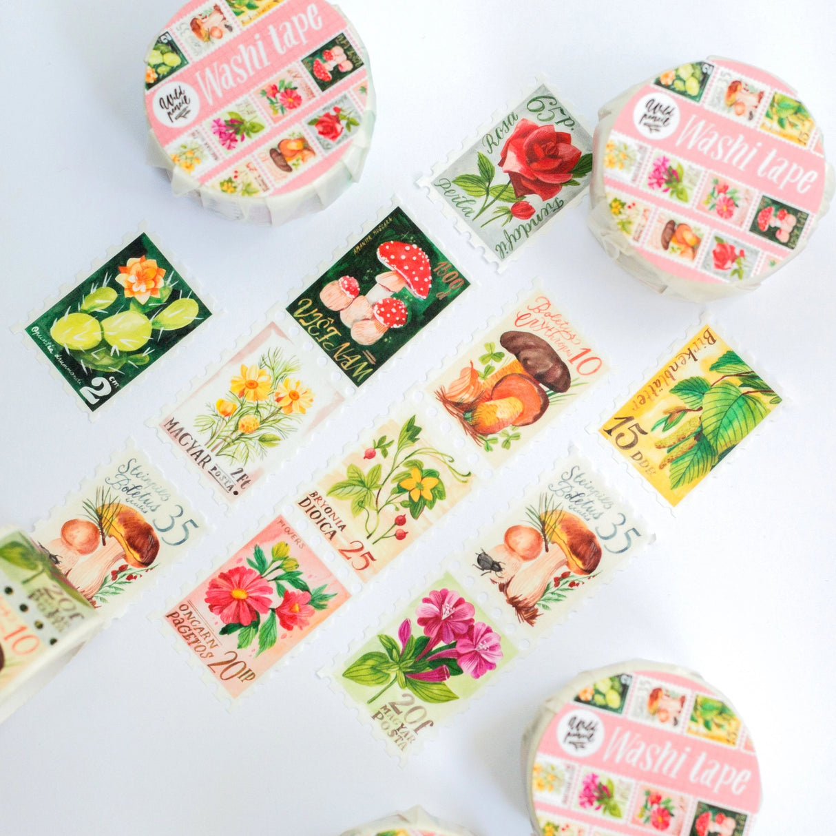 ✸ WASHI TAPE ✸
Cute washi tape to decorate your journals, seal your envelopes, scrapbook or packages. All the design are my own original. The washi tapes are printed in a traditional factory and are very high quality.
✸ DETAILS ✸
one roll measures 10 m (32.9 feet)
width of the roll is 20 mm (0.6 inch)
10 repeating designs
packaged in paper