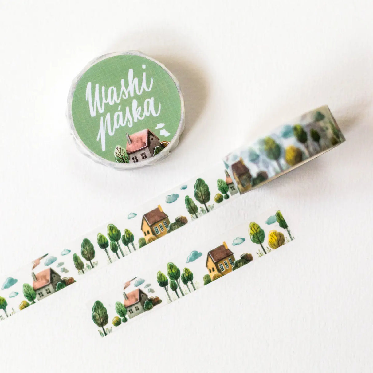 ✸ WASHI TAPE ✸
Cute washi tape to decorate your journals, seal your envelopes, scrapbook or packages. All the design are my own original. The washi tapes are printed in a traditional factory and are very high quality.
✸ DETAILS ✸
one roll measures 10 m (32.9 feet)
width of the roll is 15 mm (0.6 inch)
packaged in paper