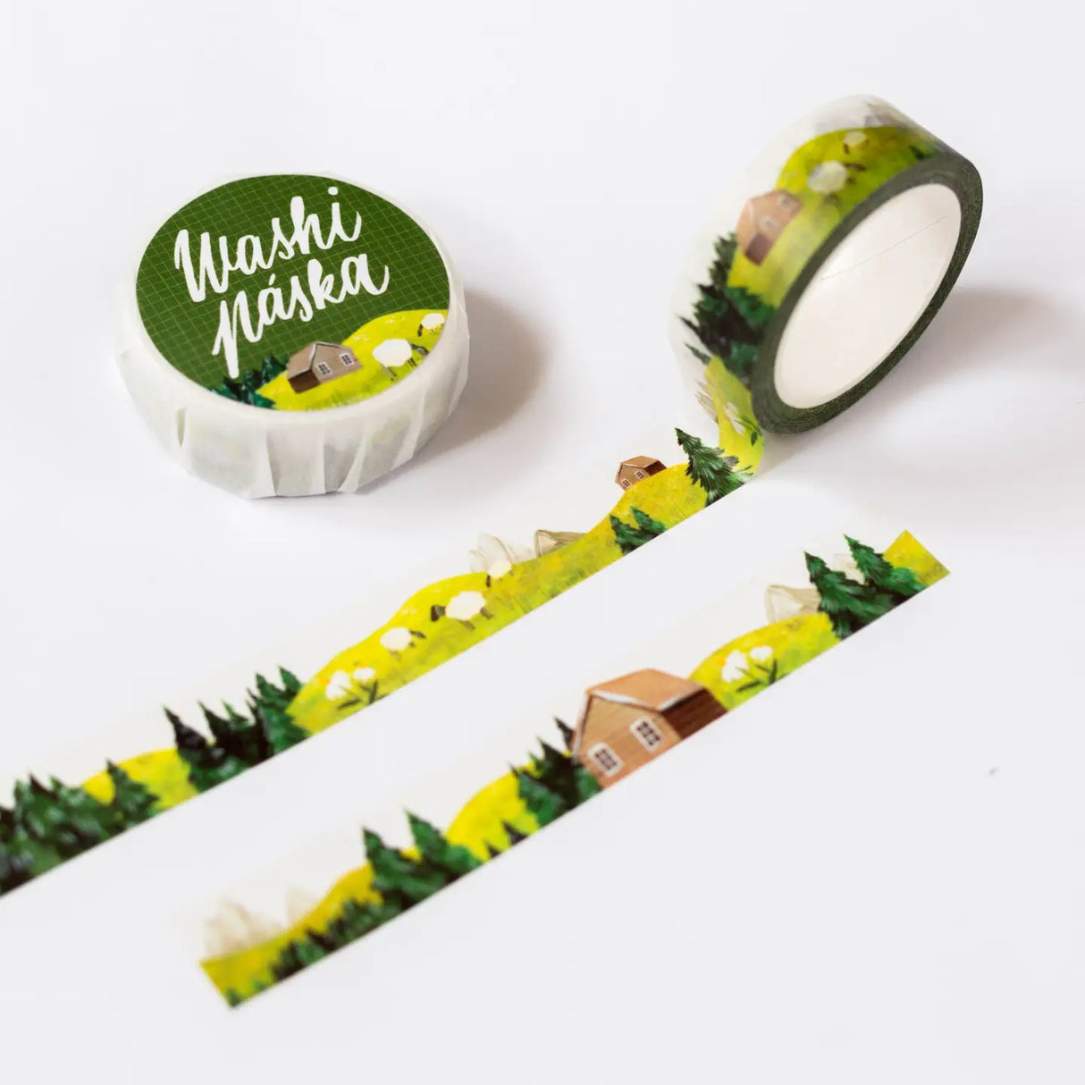 ✸ WASHI TAPE ✸
Cute washi tape to decorate your journals, seal your envelopes, scrapbook or packages. All the design are my own original. The washi tapes are printed in a traditional factory and are very high quality.
✸ DETAILS ✸
one roll measures 10 m (32.9 feet)
width of the roll is 15 mm (0.6 inch)
packaged in paper