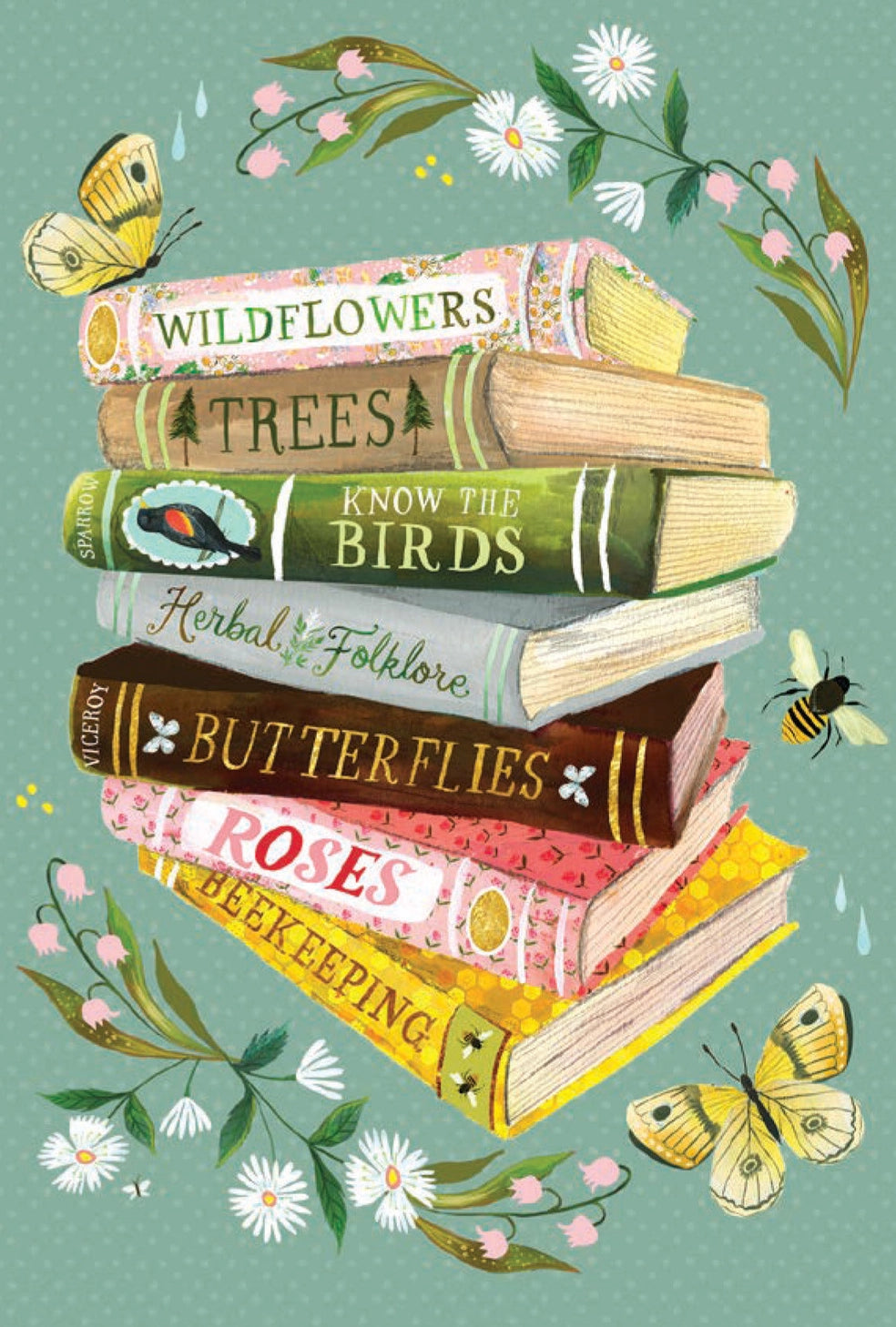 The first postcard collection from beloved illustrator Katie Daisy, curated for all wildflower lovers.
Bouquets of wildflowers, vibrant fresh fruit, perfect sun-ripened tomatoes, inspirational quotes, and more! This 100-piece postcard collection is bursting with the wonderful, whimsical art of bestselling author and illustrator Katie Daisy. Used as correspondence or as miniature pieces of art to adorn walls, desks, or bulletin boards, these beautifully illustrated postcards are sure to evoke sunshine and j