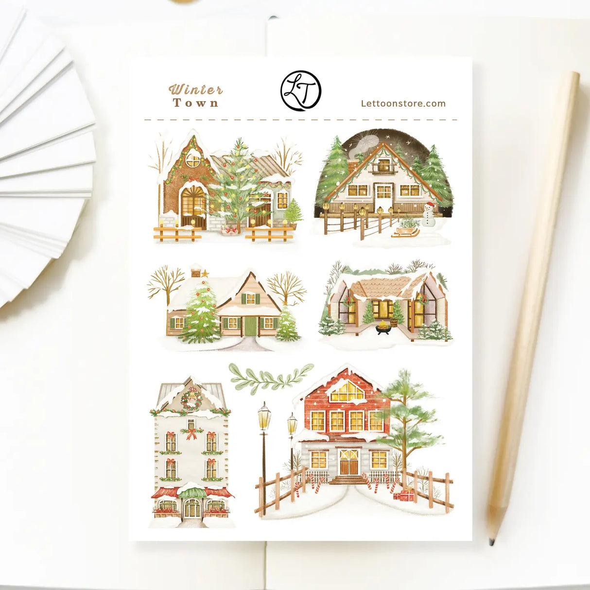 Part of our beautiful 2025 winter collection.
You can use sticker sheets to bring your ideas to life:
* Inside your bullet journal for your weekly or monthly spread
To help decorate your personal diary in your style
Marking important dates in your planner or calendar
Decorate your envelope and letter to surprise your family and penpals
Your imagination is endless: use it at any indoor place you like
Each sticker sheet sold seperately