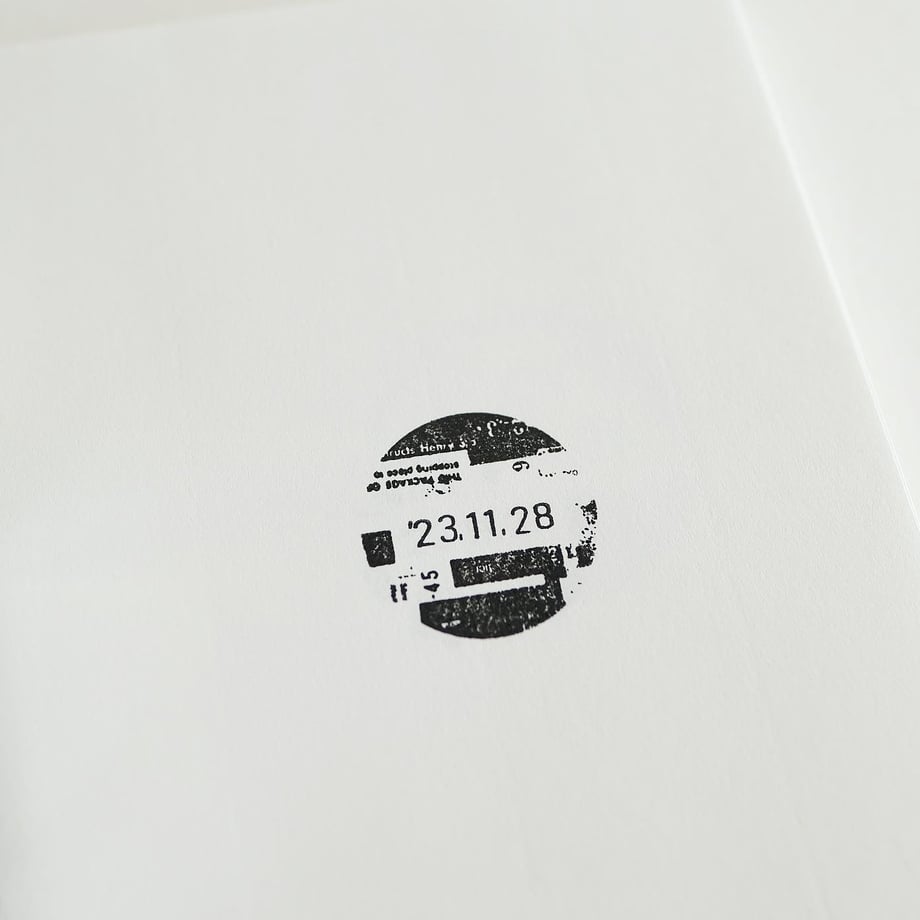 Yohaku Date Stamp - Yoruno Mori