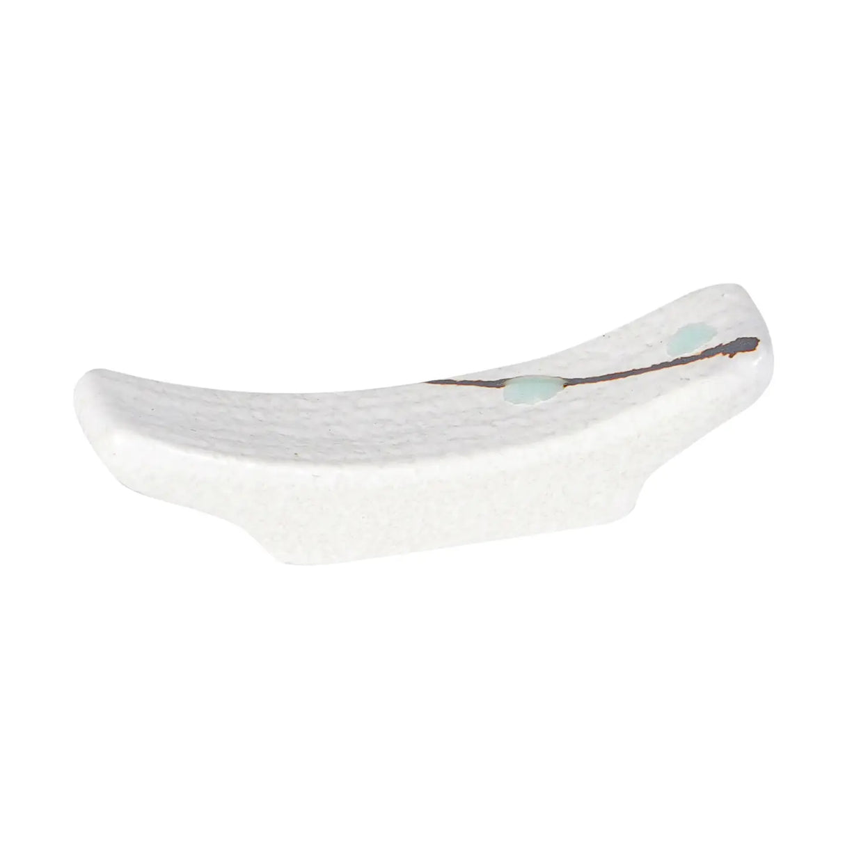 These cute ceramic rests are a perfect stationery addition to your desk! Use them for pens, paint brushes, or take them to your kitchen as a chopstick rest!
Size: 2.5"L x 0.75"H
Material: Porcelain