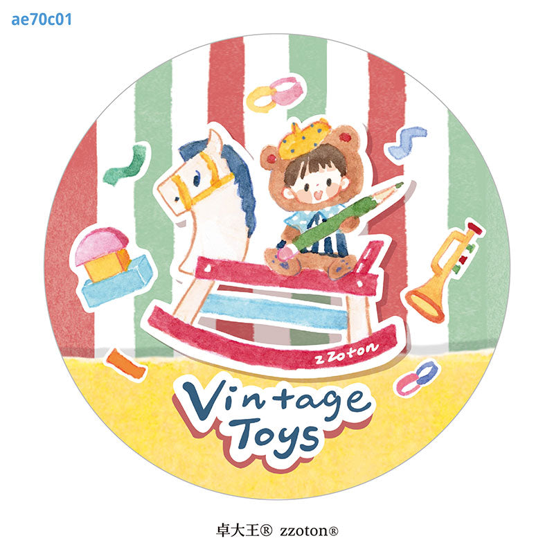 Molinta - Vintage Toys Sticker Roll