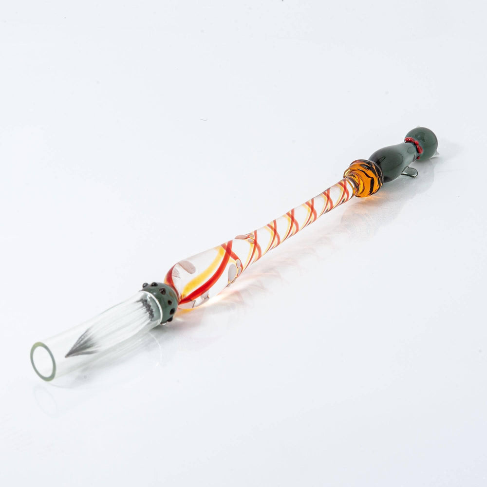 Black Nyanko(Cat) Glass Dip Pen