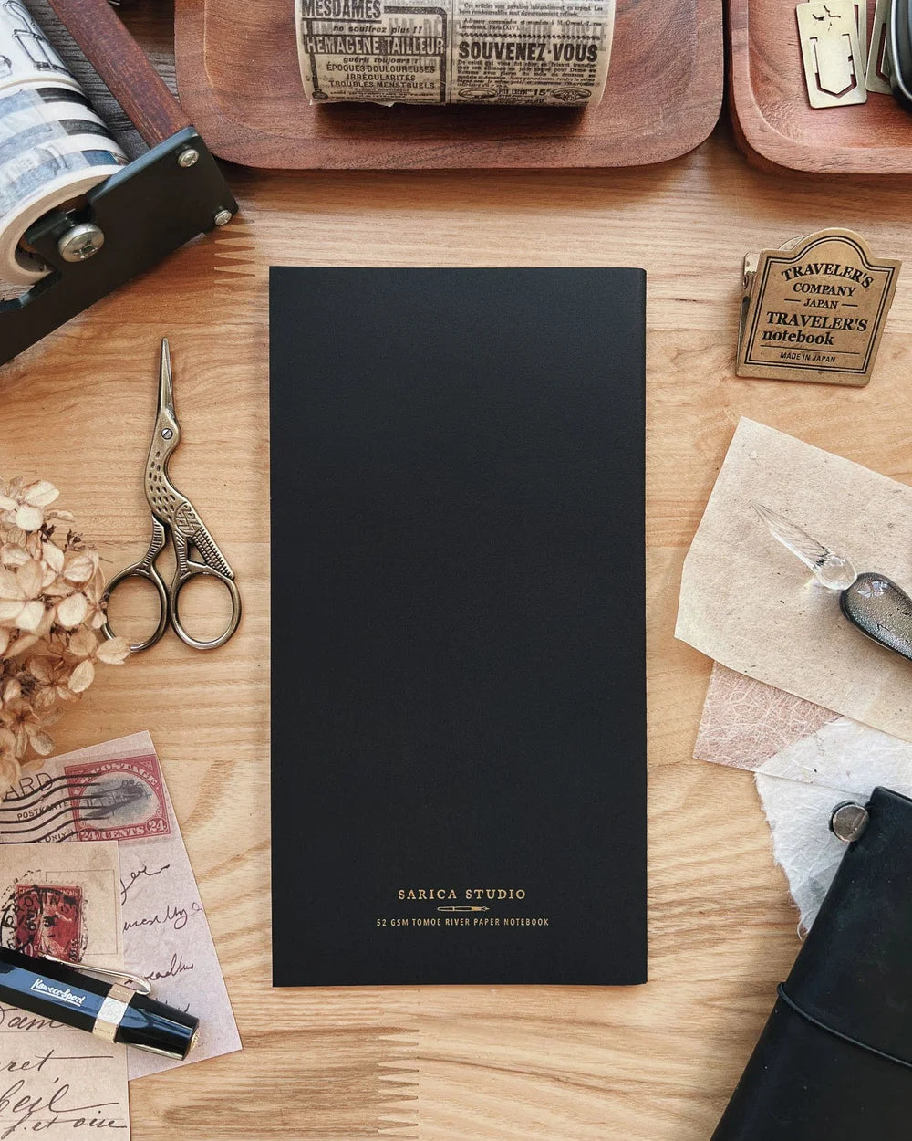 Sarica Studio Black Notebook (Standard TN Size)