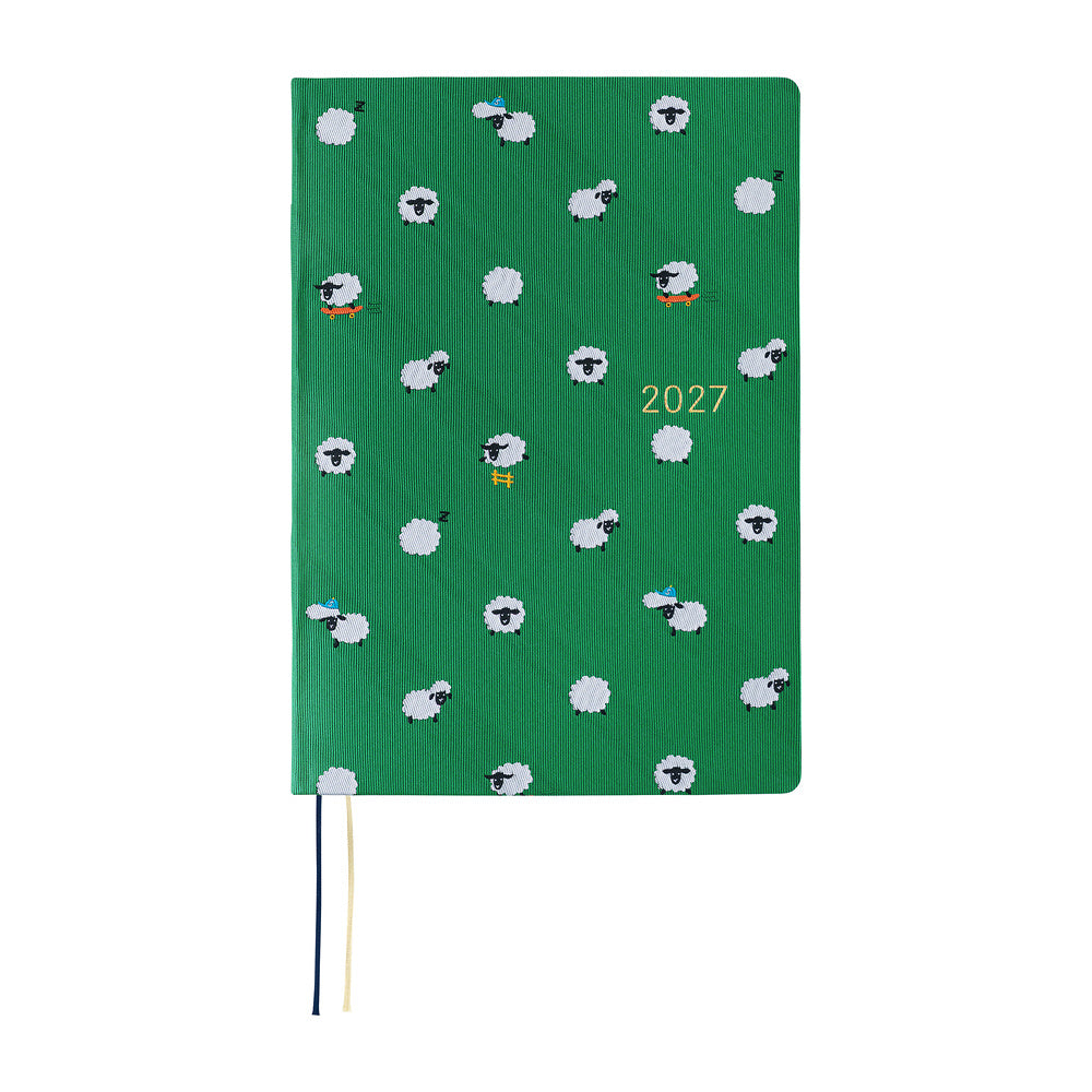 Hobonichi Techo HON A5 - Bow & Tie: Sheep Sheep Sheep
