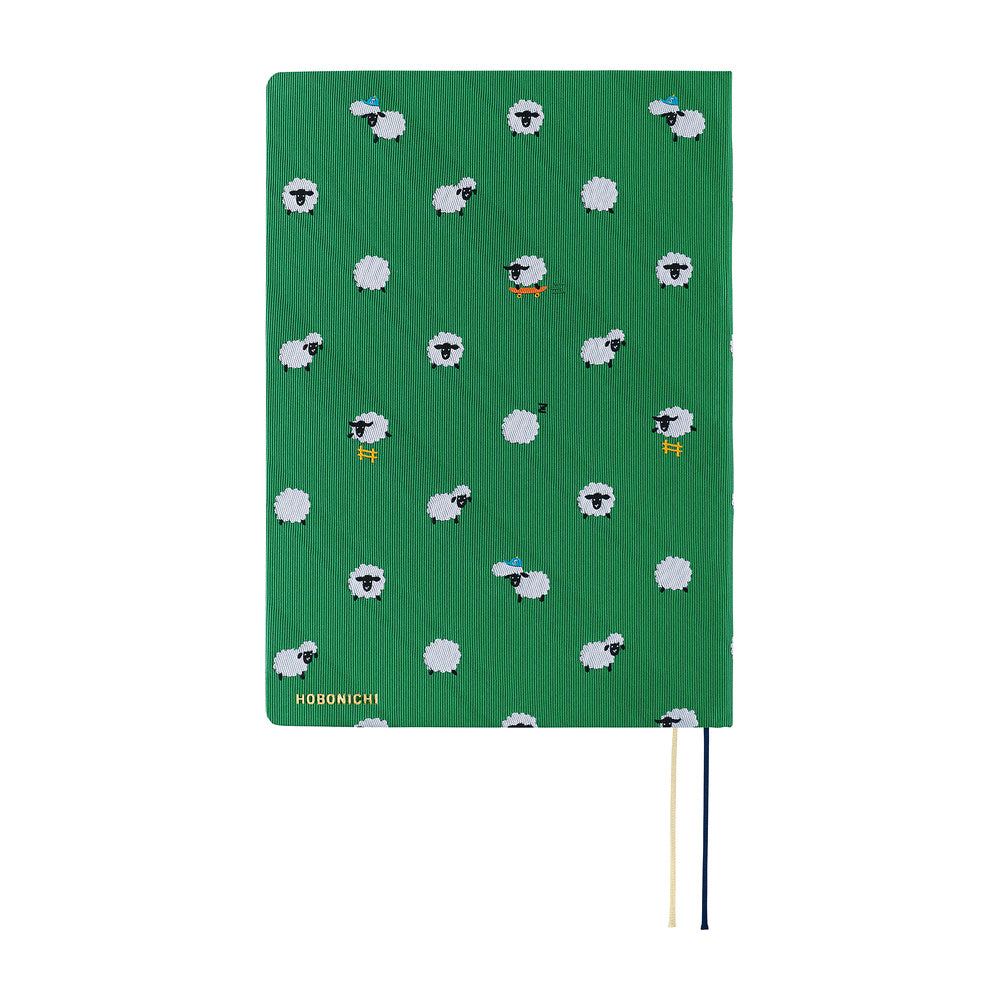 Hobonichi Techo HON A5 - Bow & Tie: Sheep Sheep Sheep