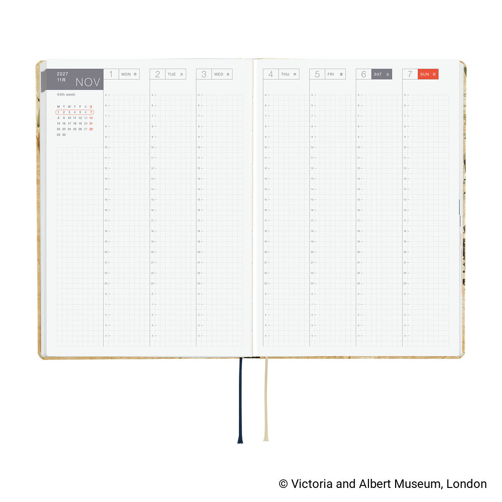 Hobonichi Techo HON A5 - V&A Series: Vine