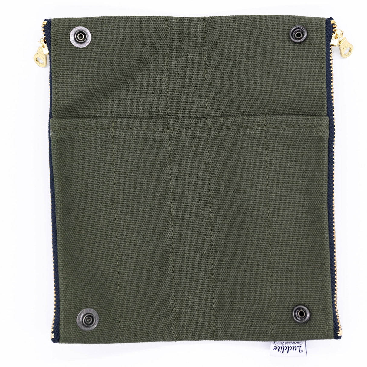 Luddite Canvas Bendy Pen Case - Greige