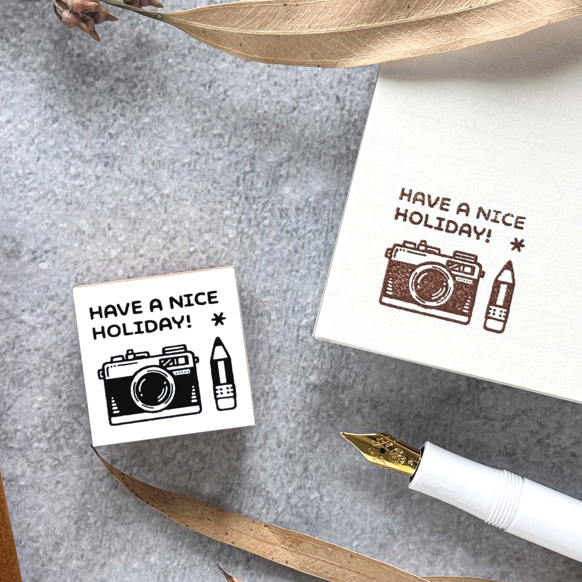 eric x CTFJ Rubber Stamp - Nice Holiday