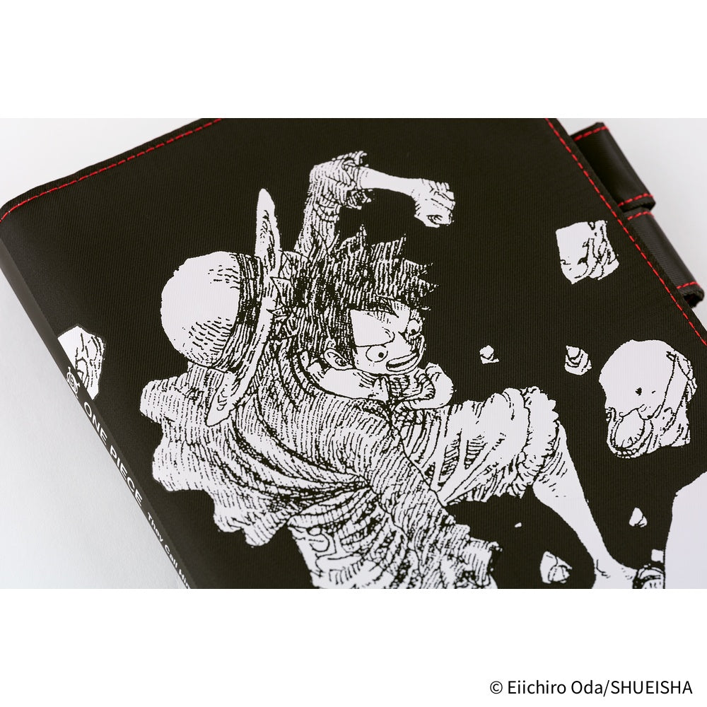 Hobonichi Techo A5 Cover - ONE PIECE magazine Straw Hat Luffy (Black)