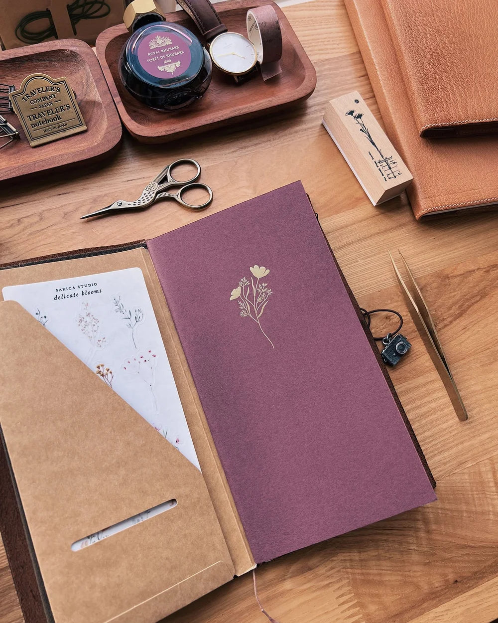 Sarica Studio Floral Notebook (Standard TN Size)