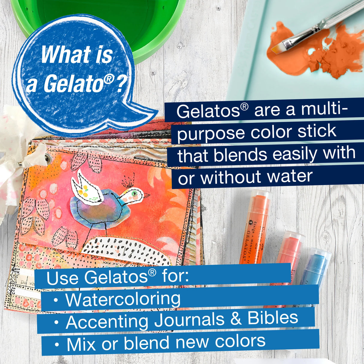 Gelatos, Metallics - 15-Piece Set