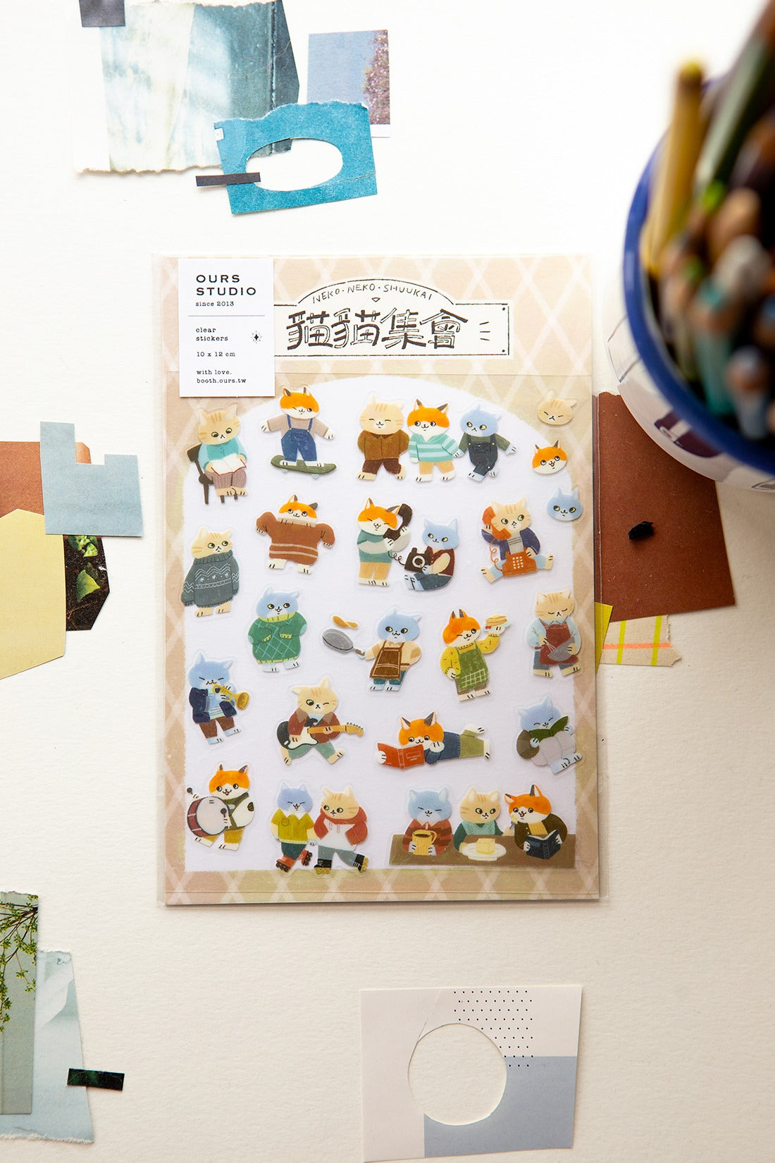 OURS Studio Cat Gathering Sticker