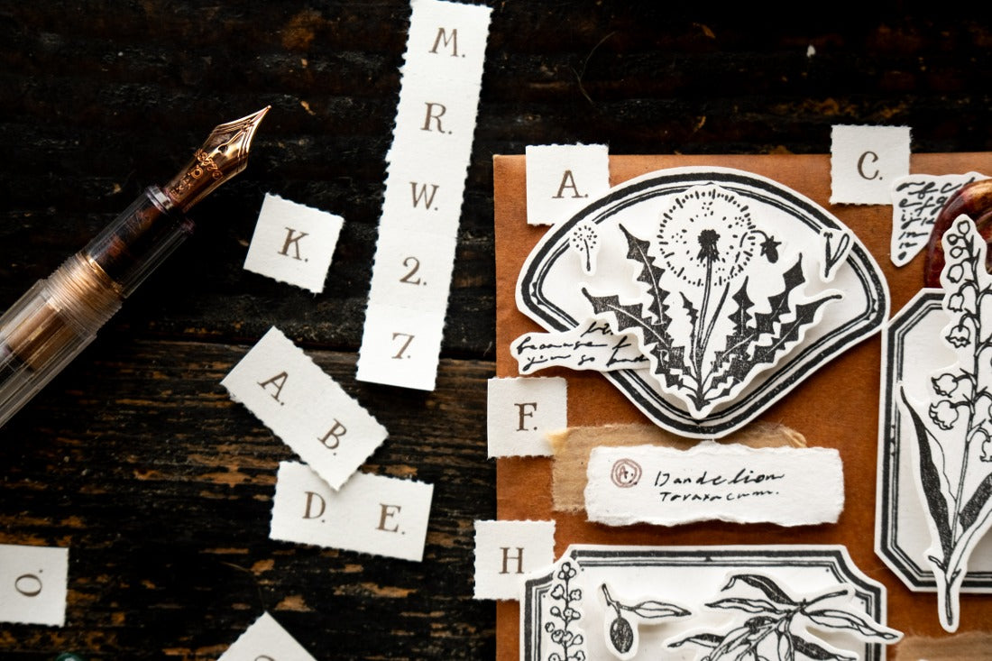 OURS Studio Letters (No Frame) Letterpress Book