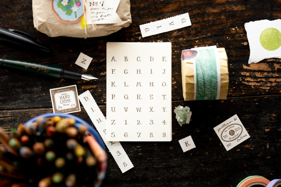 OURS Studio Letters (No Frame) Letterpress Book