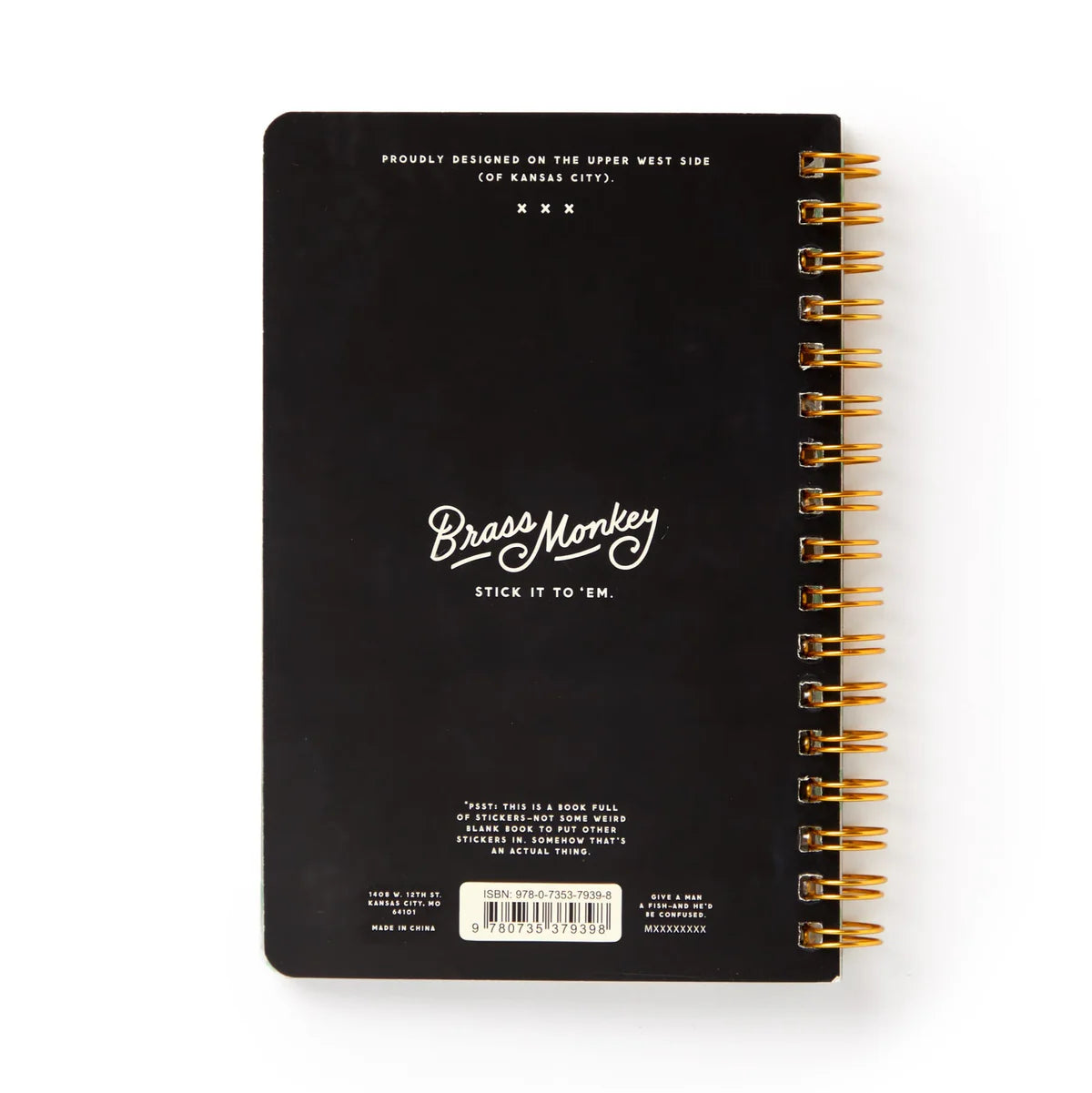 Brass Monkey Judgy Fish Sticker Book