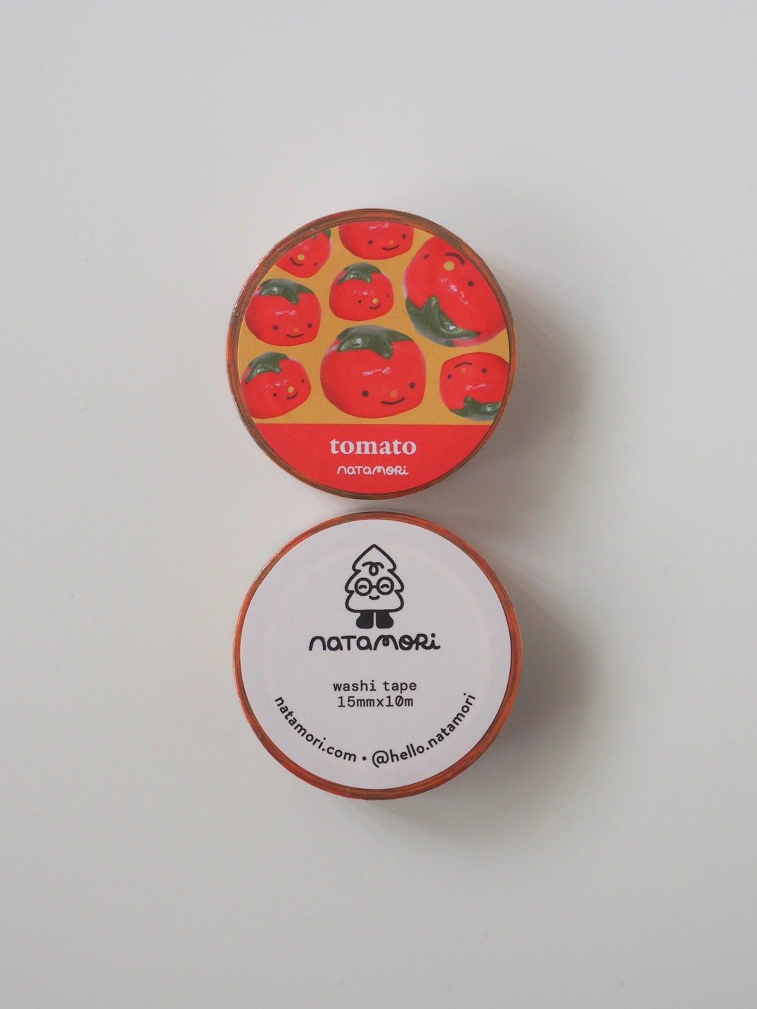 Tomato Washi Tape by natamori
✿ 15mm x 10m
✿ matte
✿ great to use in your bullet journal, planner, letters, etc ♡
