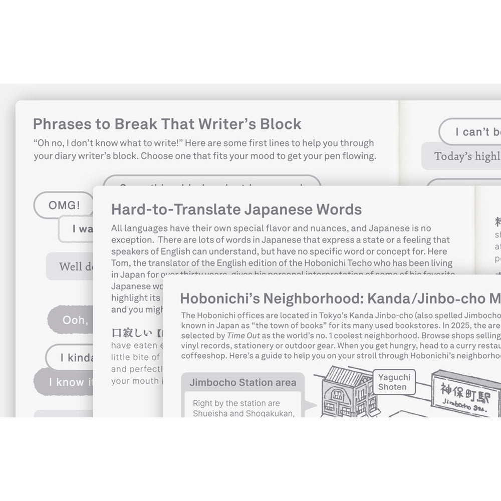 Hobonichi Techo 2027 English Original Book - A6