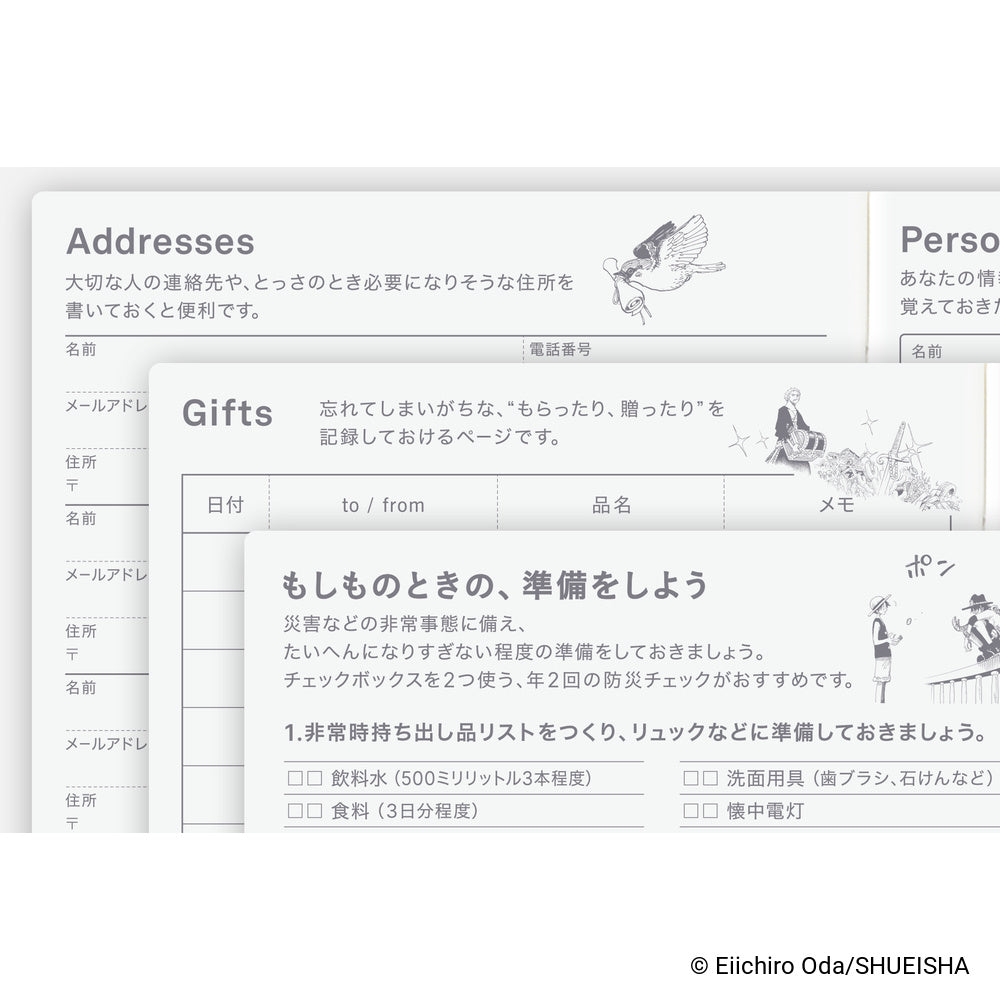 Hobonichi Techo 2027 Japanese Original Book - One Piece Edition