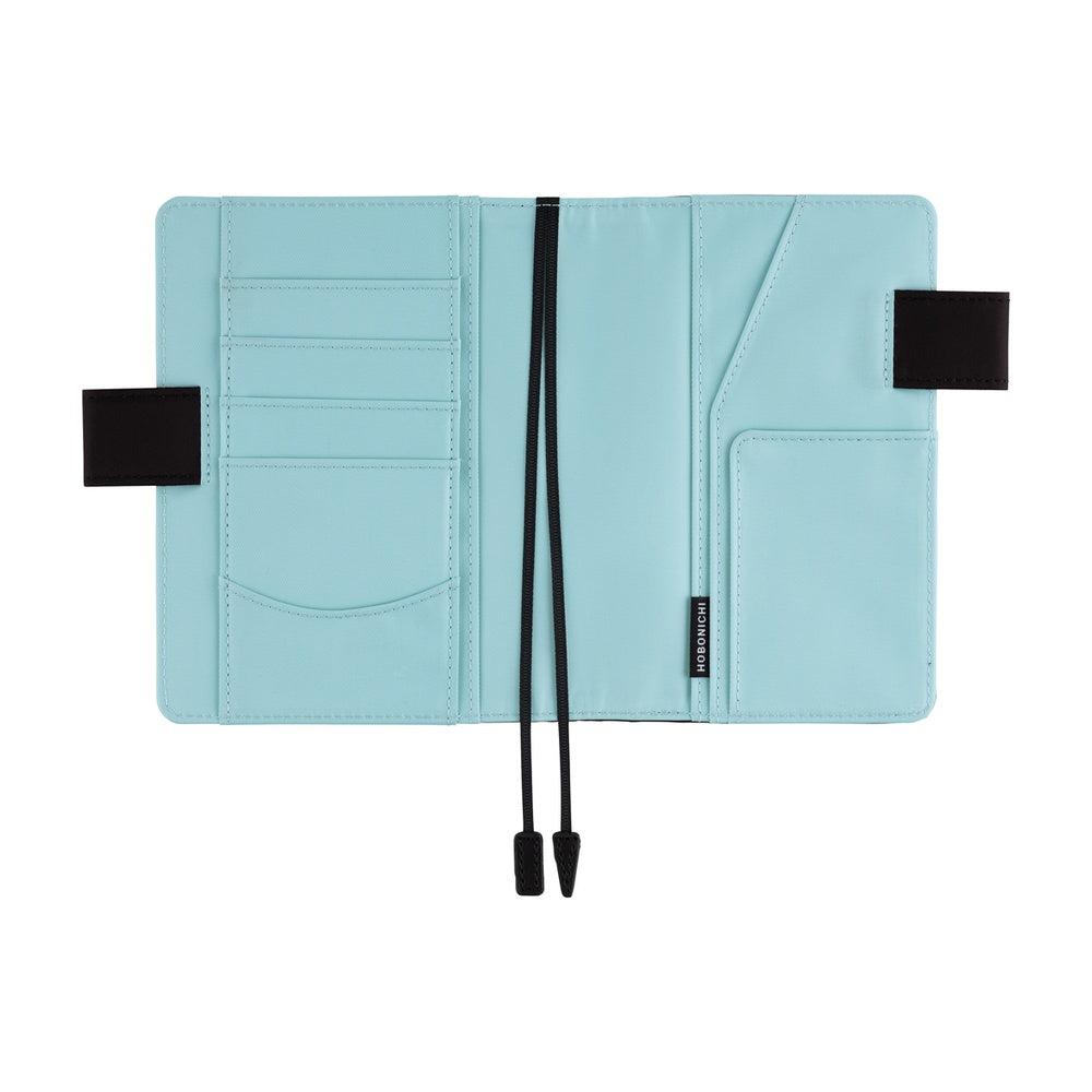 Hobonichi Techo A6 Cover Colors: Black x Clear Blue