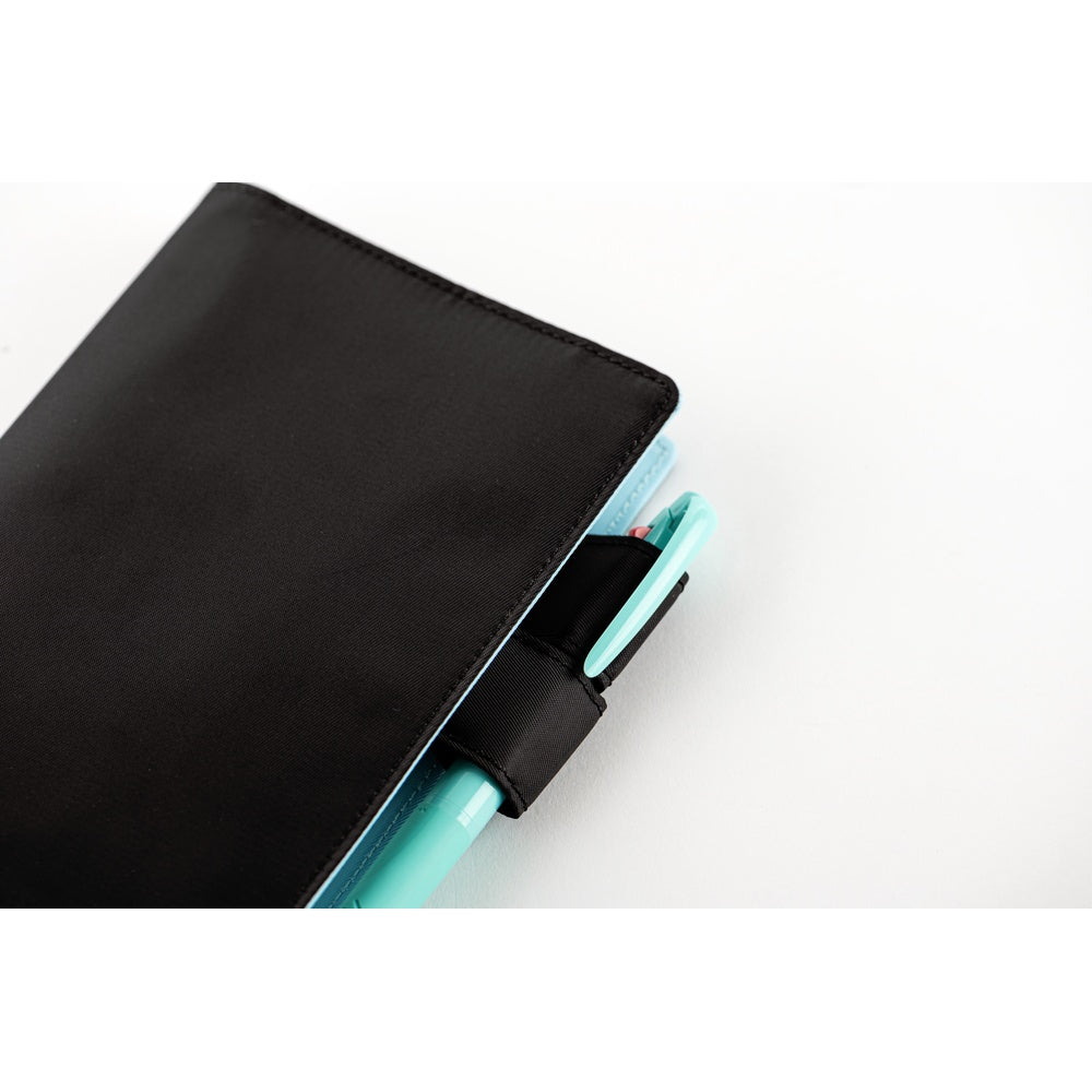 Hobonichi Techo A6 Cover Colors: Black x Clear Blue