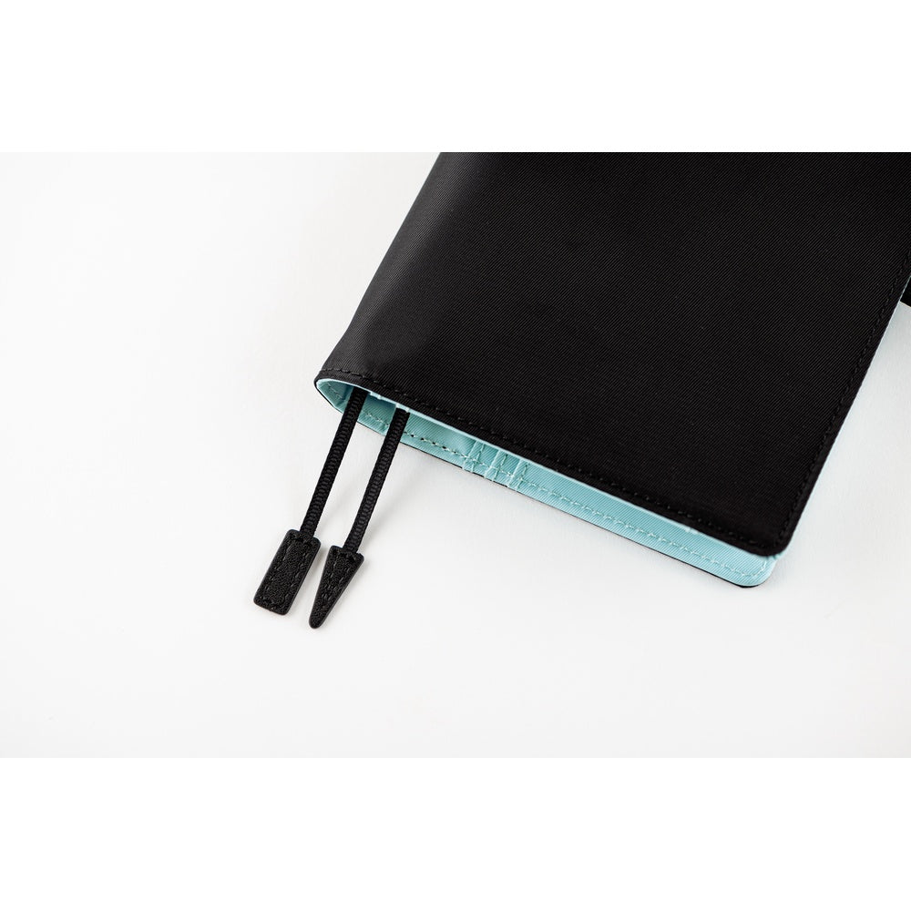 Hobonichi Techo A6 Cover Colors: Black x Clear Blue