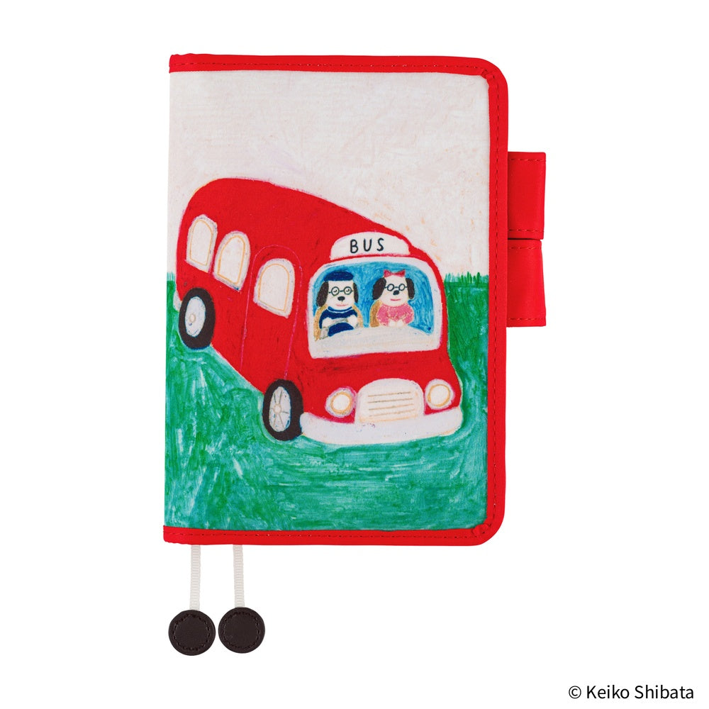 Hobonichi Techo A6 Cover Keiko Shibata: Bus management by Mr. and Mrs. Inoue