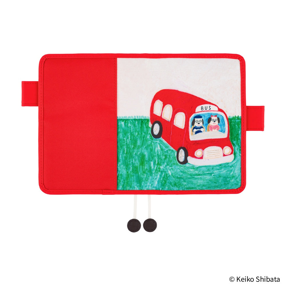 Hobonichi Techo A6 Cover Keiko Shibata: Bus management by Mr. and Mrs. Inoue