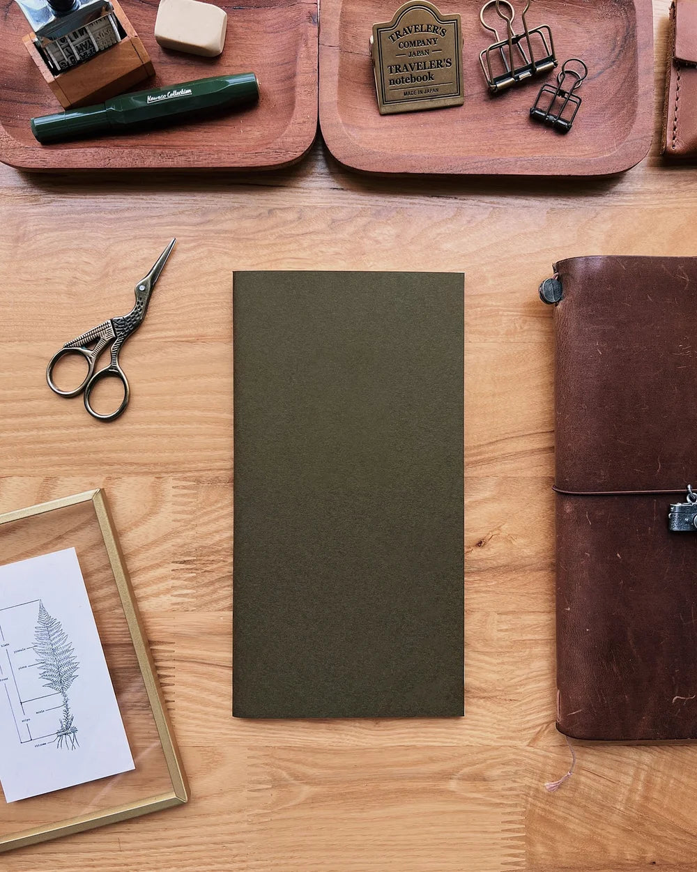 Sarica Studio Olive Green Notebook (Standard TN Size)
