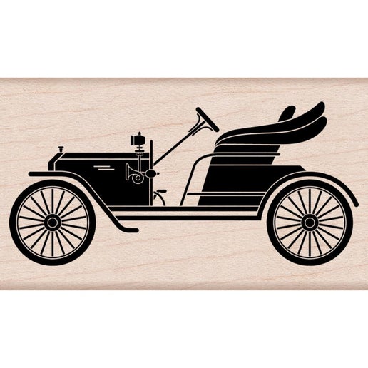 Sello de coche antiguo