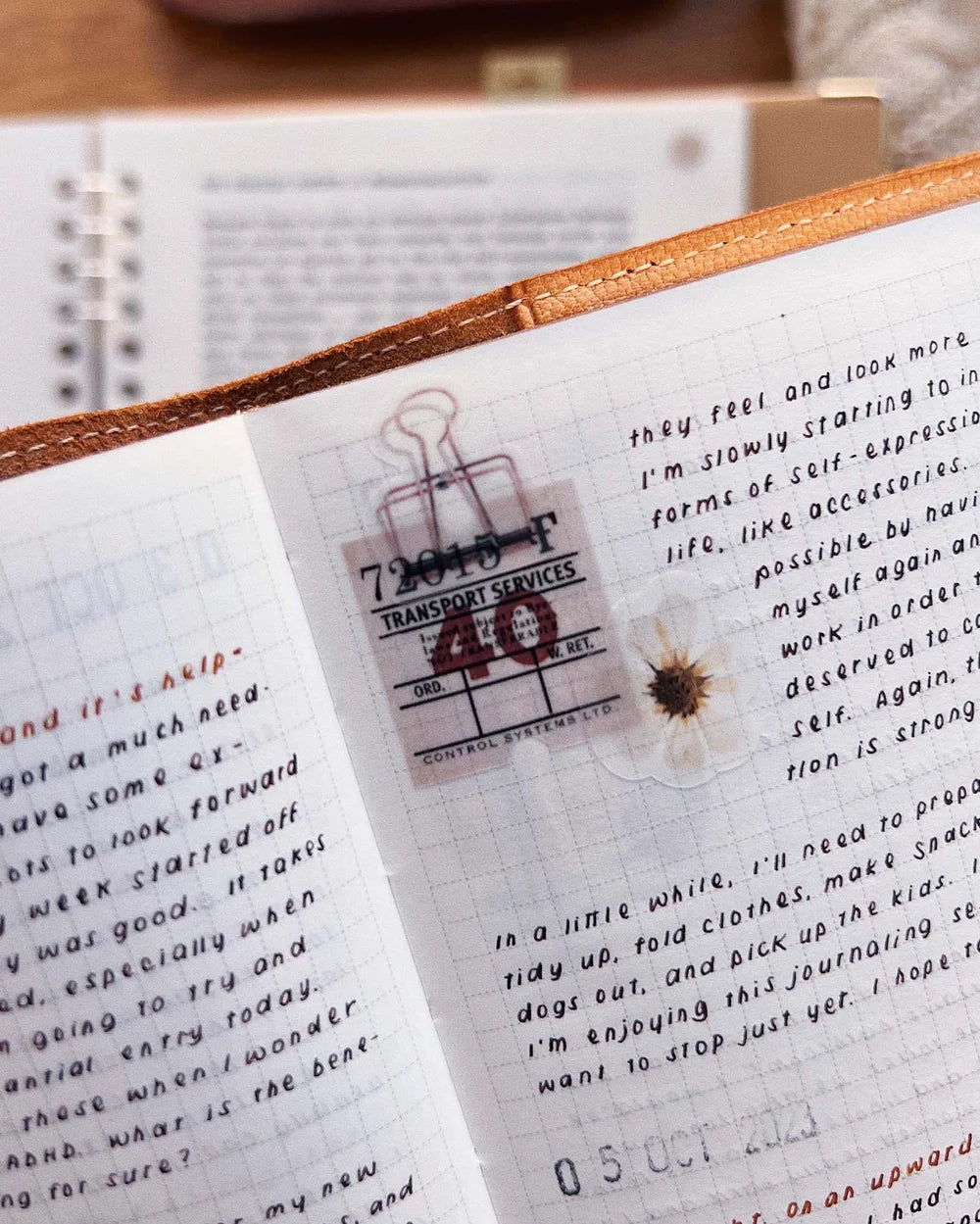 Sarica Studio Retro Bus Ticket Stickers