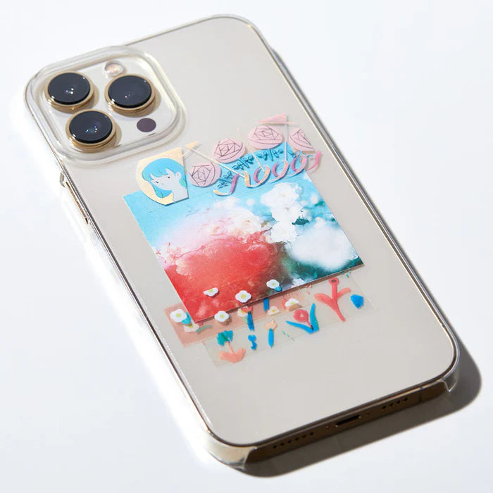 SODA Transparent Masking Tape - Bird (Pink Gold Foil)