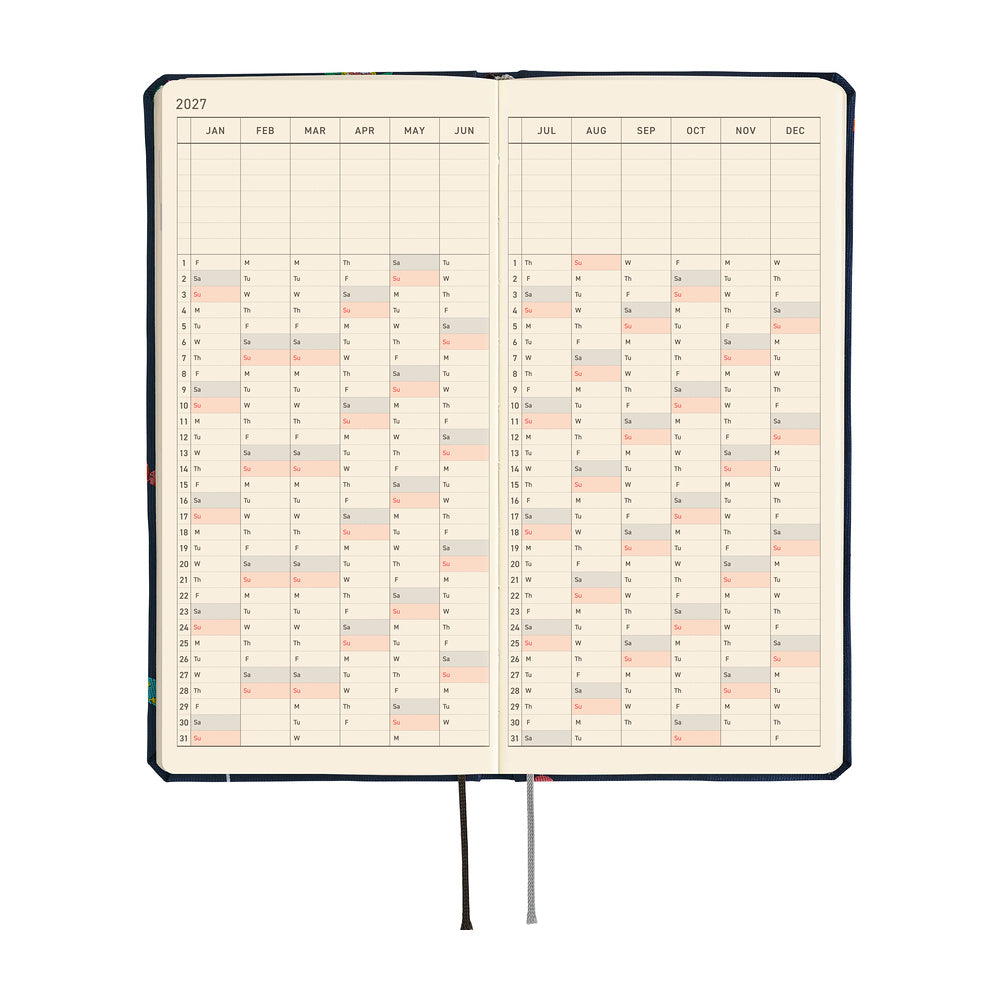 Hobonichi Techo Weeks 2027 - Bow & Tie: Candy Dream
